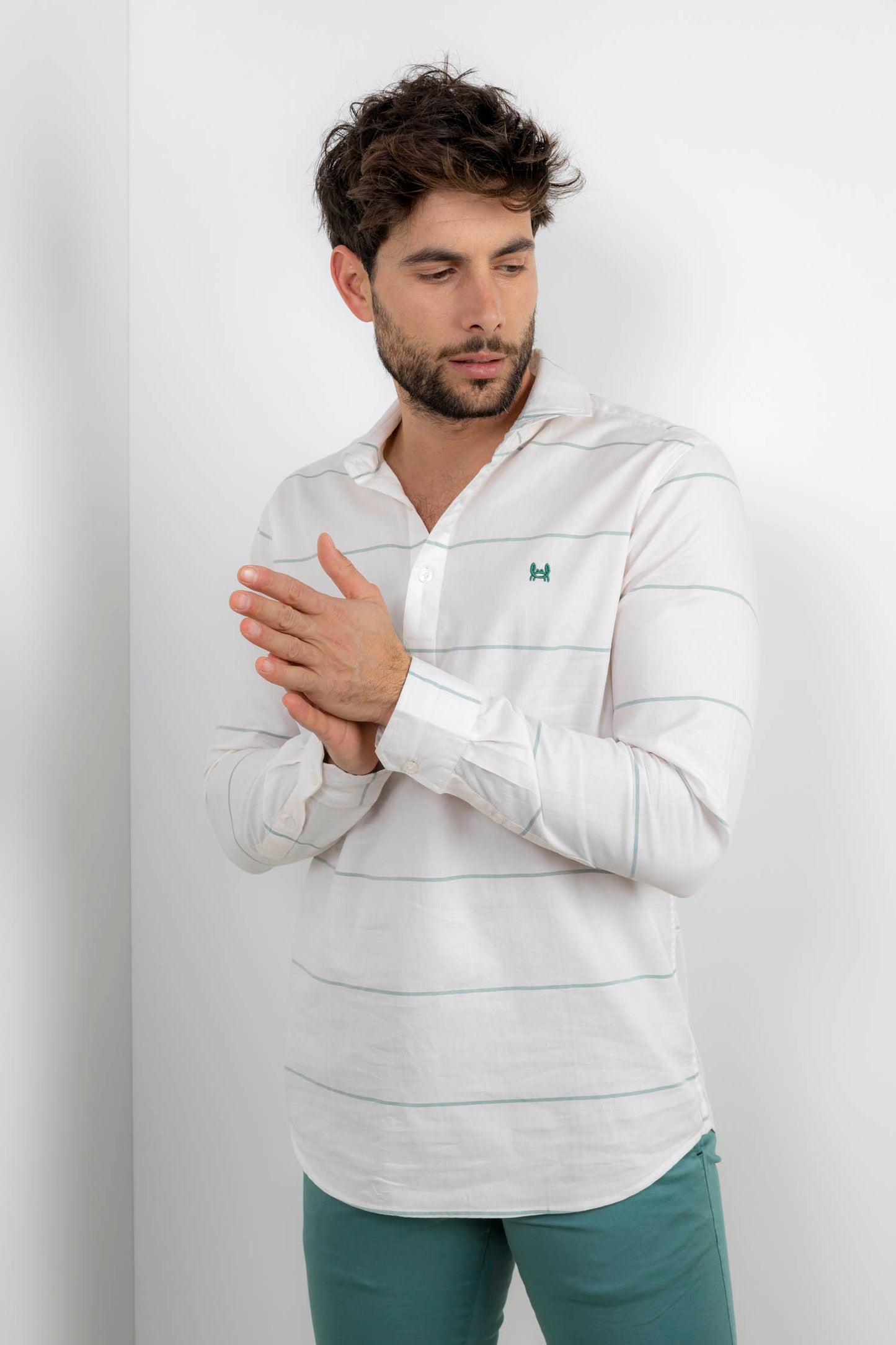 Polera Rayas Verde | Palermo