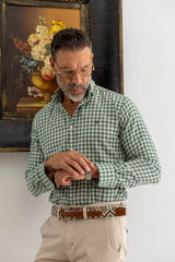 Camisa Villela Cuadro Verde | Grecia