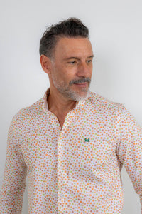 Camisa estampada slim fit | Margaritas