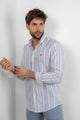Camisa Lino Raya Multicolor | Estepona