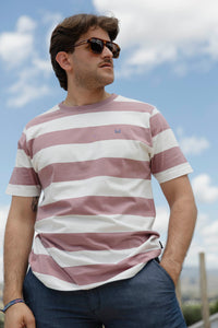 Camiseta Rayas Burdeos | Monaco