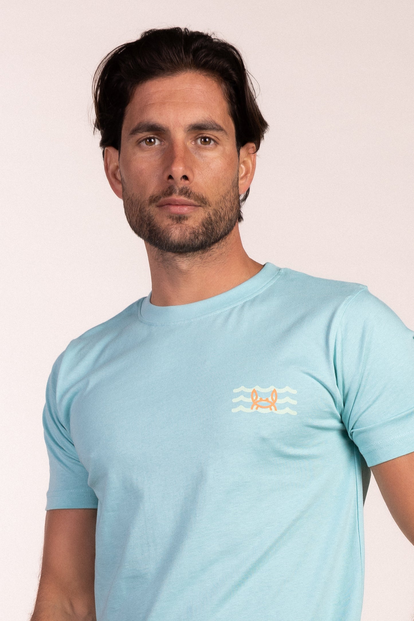 Camiseta Estampada Azul Turquesa | Ibiza
