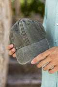 Gorra Lavada Cangrejito Verde Kaki | Custi Mikelo