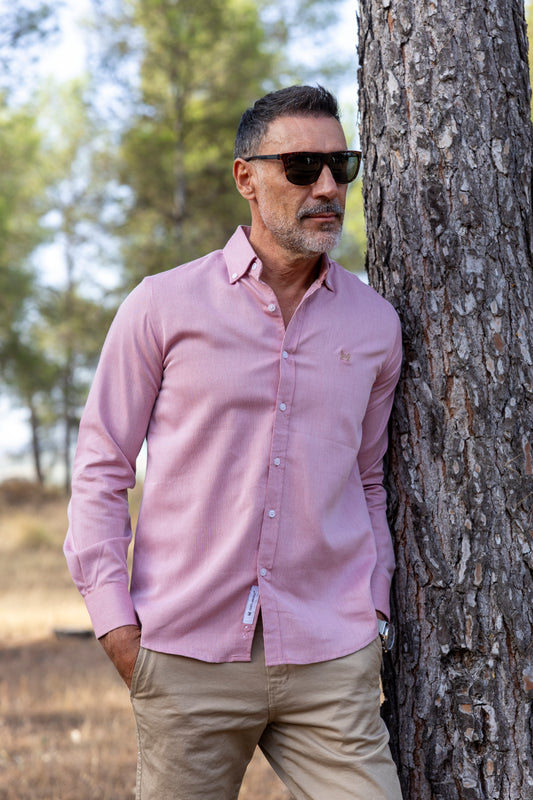 Camisa Estructura Granate | Jerez