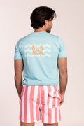 Camiseta Estampada Azul Turquesa | Ibiza