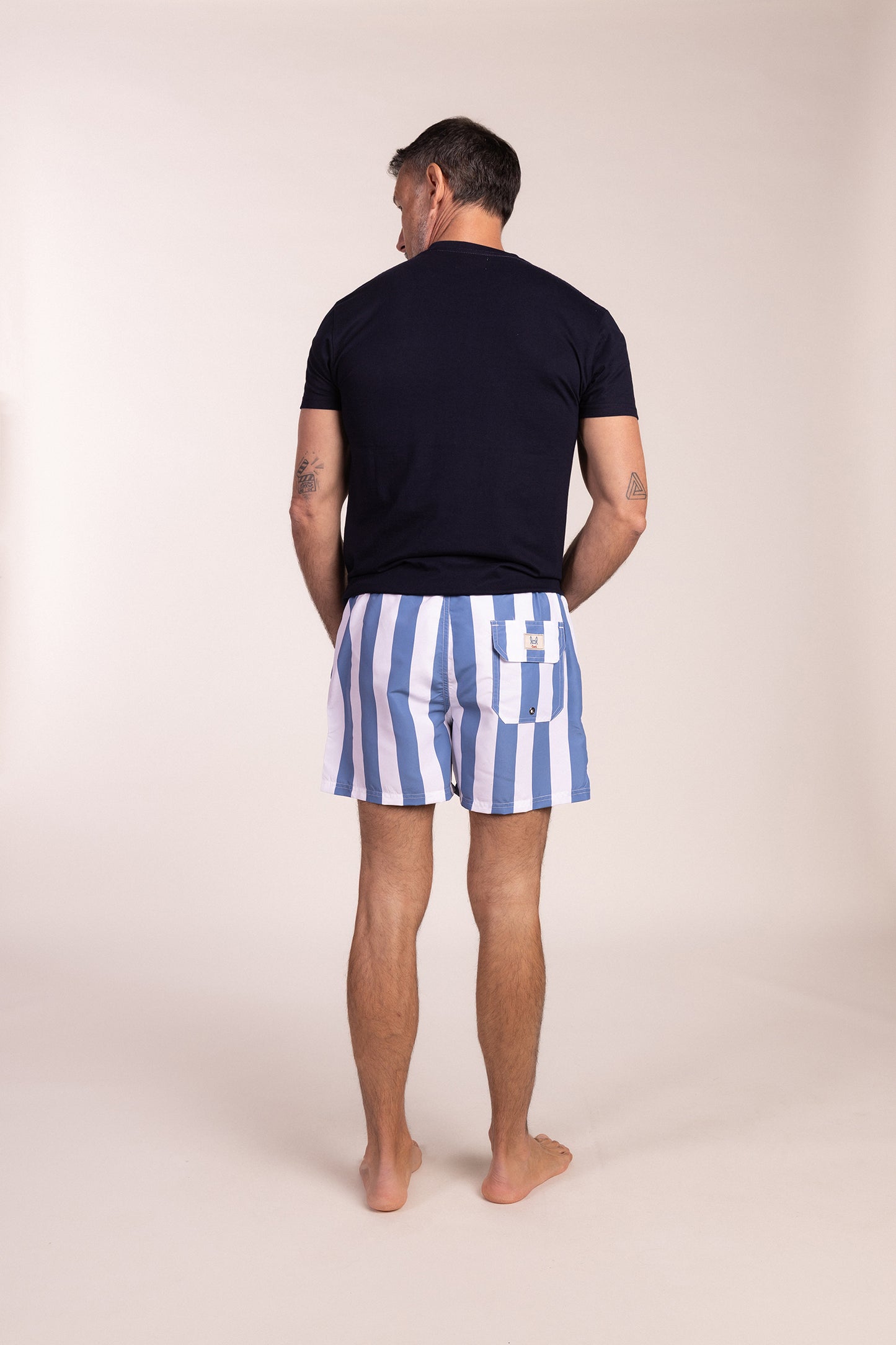 Camiseta Básica Manga Corta Azul Marino