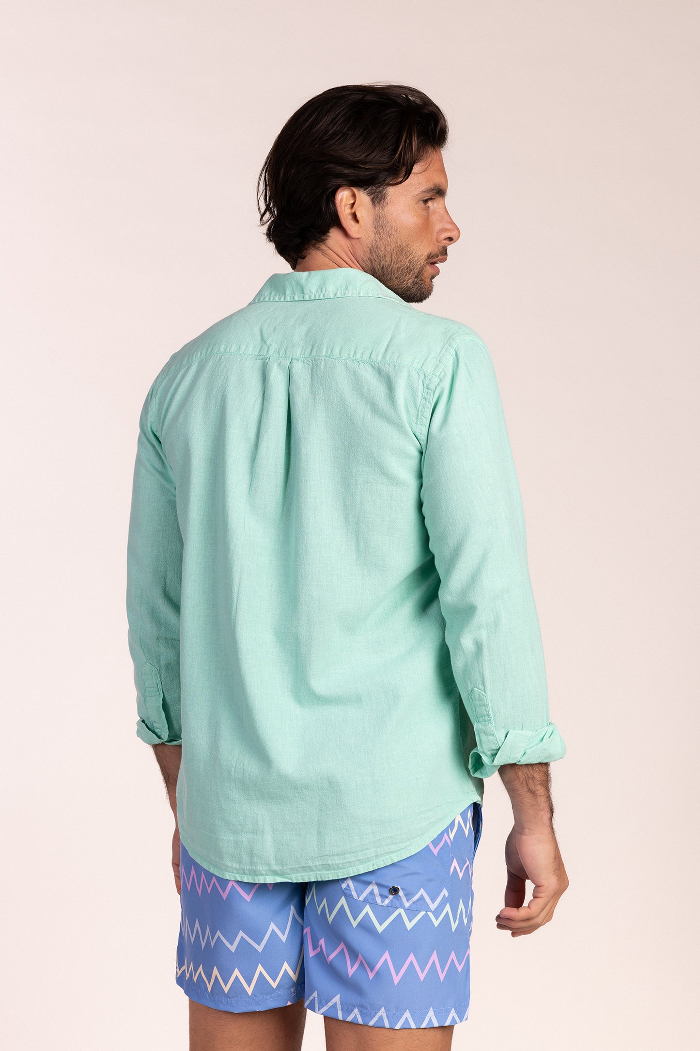 Camisa Lino Verde | Capri