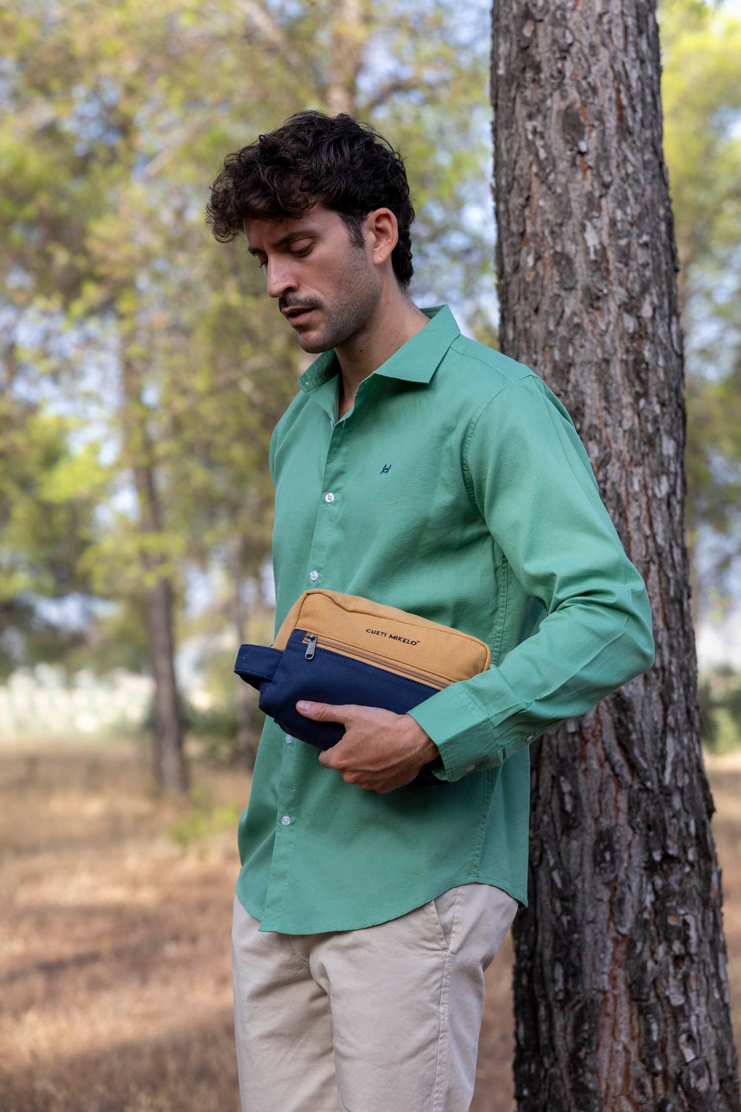 Camisa Estructura Verde