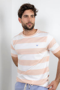 Camiseta Rayas Rosa | Monaco