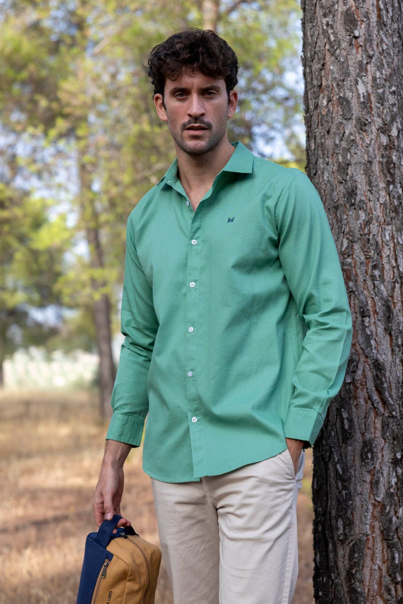 Camisa Estructura Verde