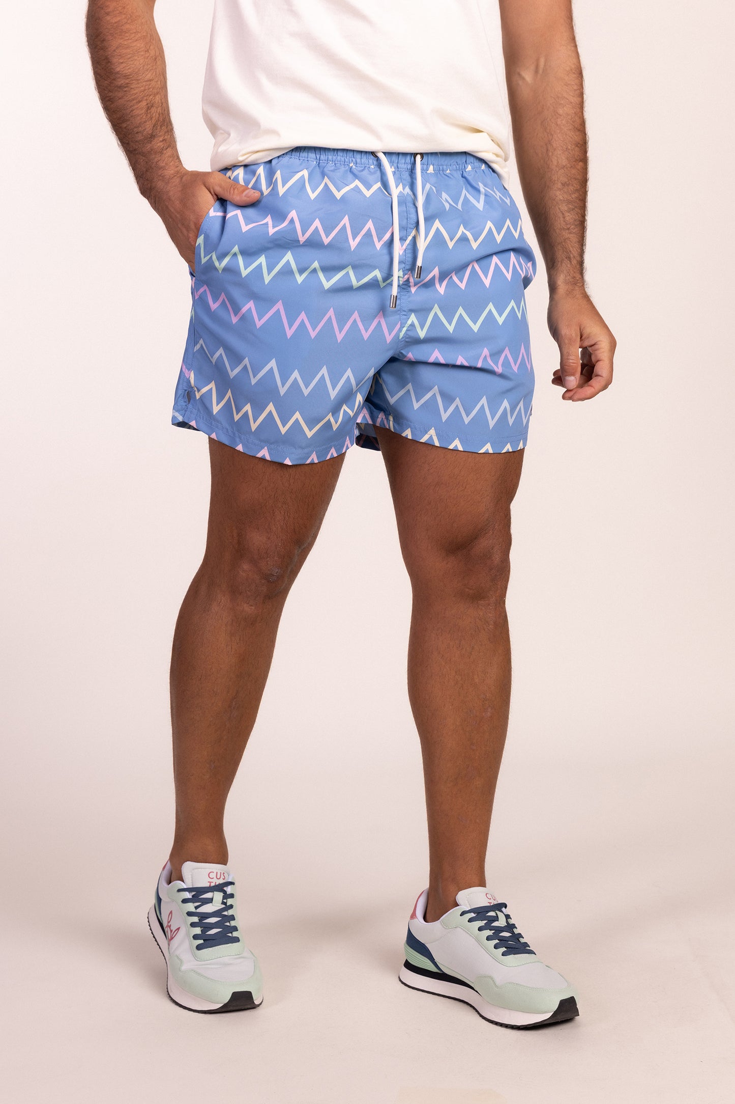 Bañador Estampado Zig Zag