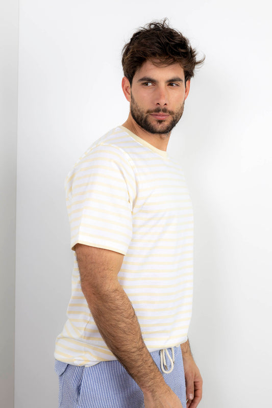 Camiseta Rayas Amarillo | Marsella
