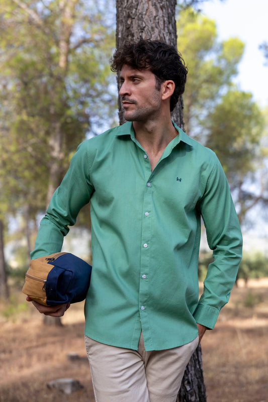 Camisa Estructura Verde