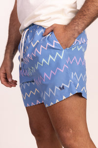 Bañador Estampado Zig Zag