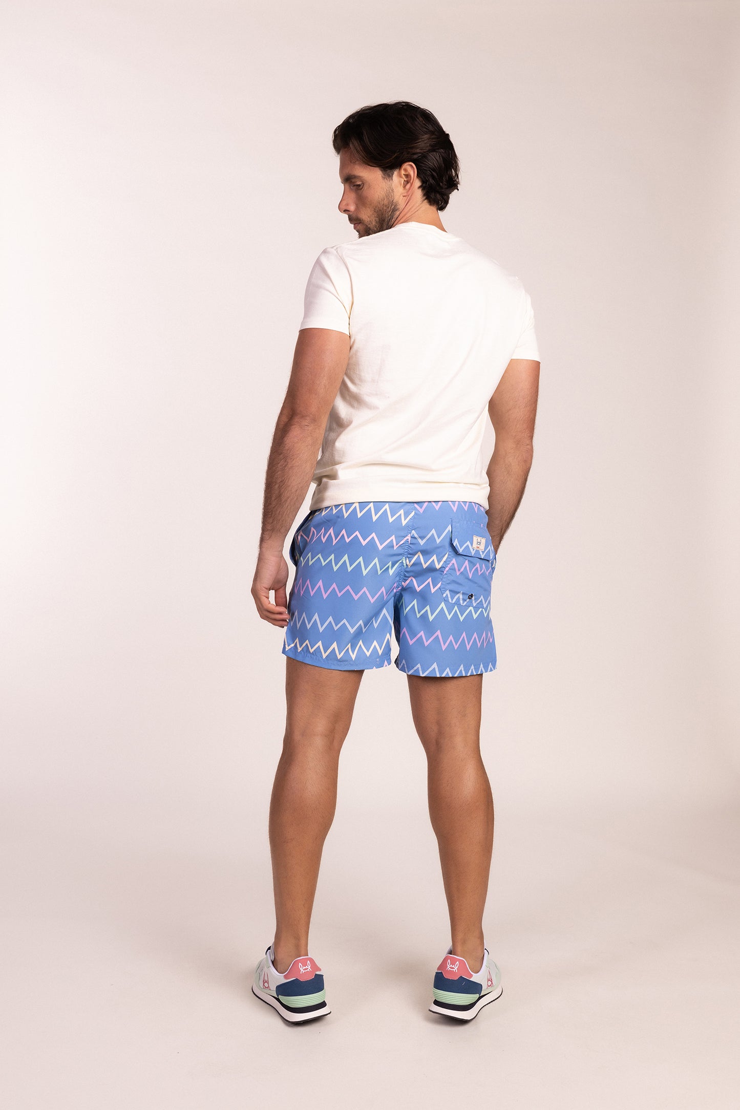 Bañador Estampado Zig Zag