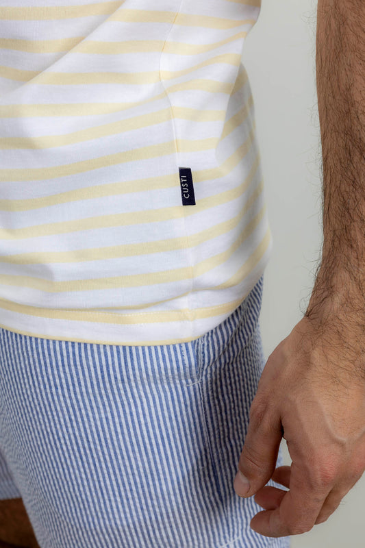 Camiseta Rayas Amarillo | Marsella