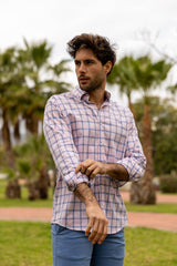 Camisa Cuadro Rosa | Madrid