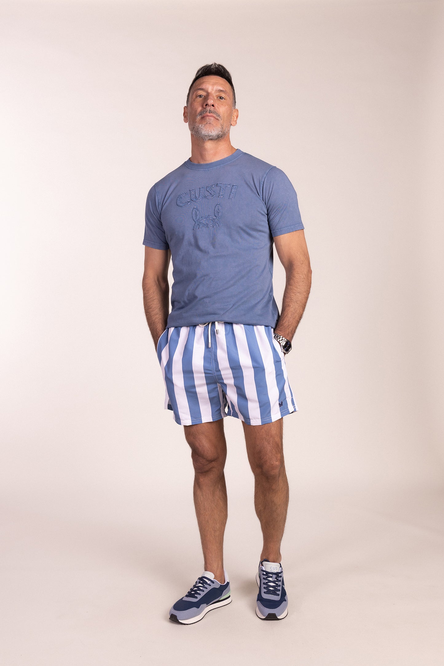 Camiseta Lavada Azul | Bari