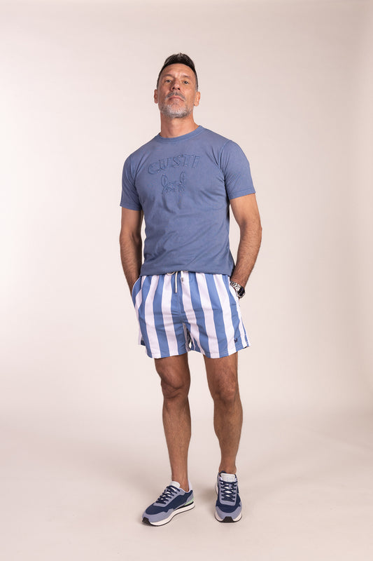 Camiseta Lavada Azul | Bari