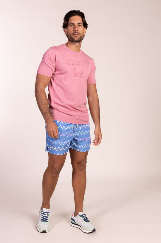 Camiseta Lavada Rosa | Bari