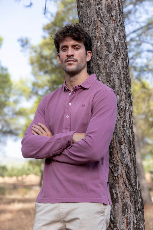 Polo Lavado Berenjena |  Bergamo