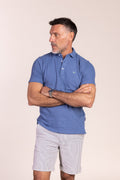 Polo Tejido Toalla Azul | Aitor