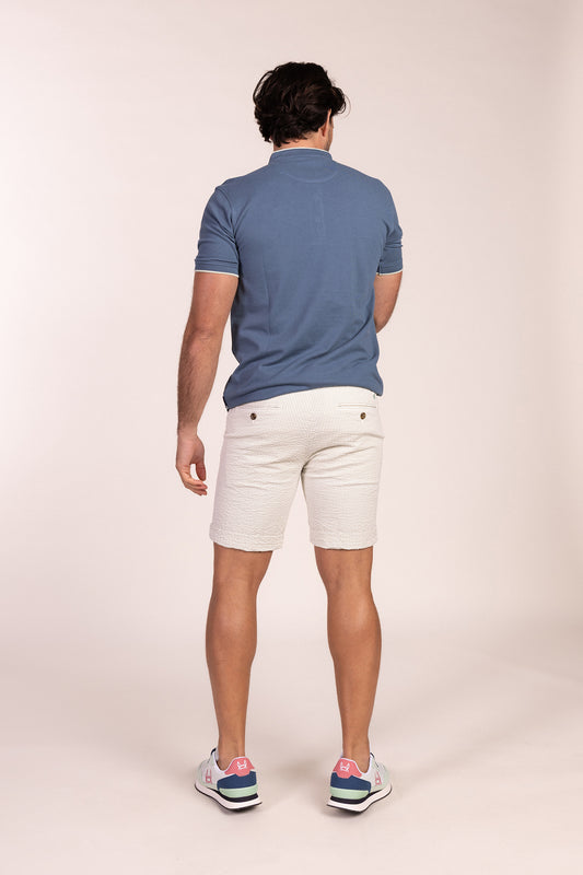 Polo Cuello Mao Petróleo