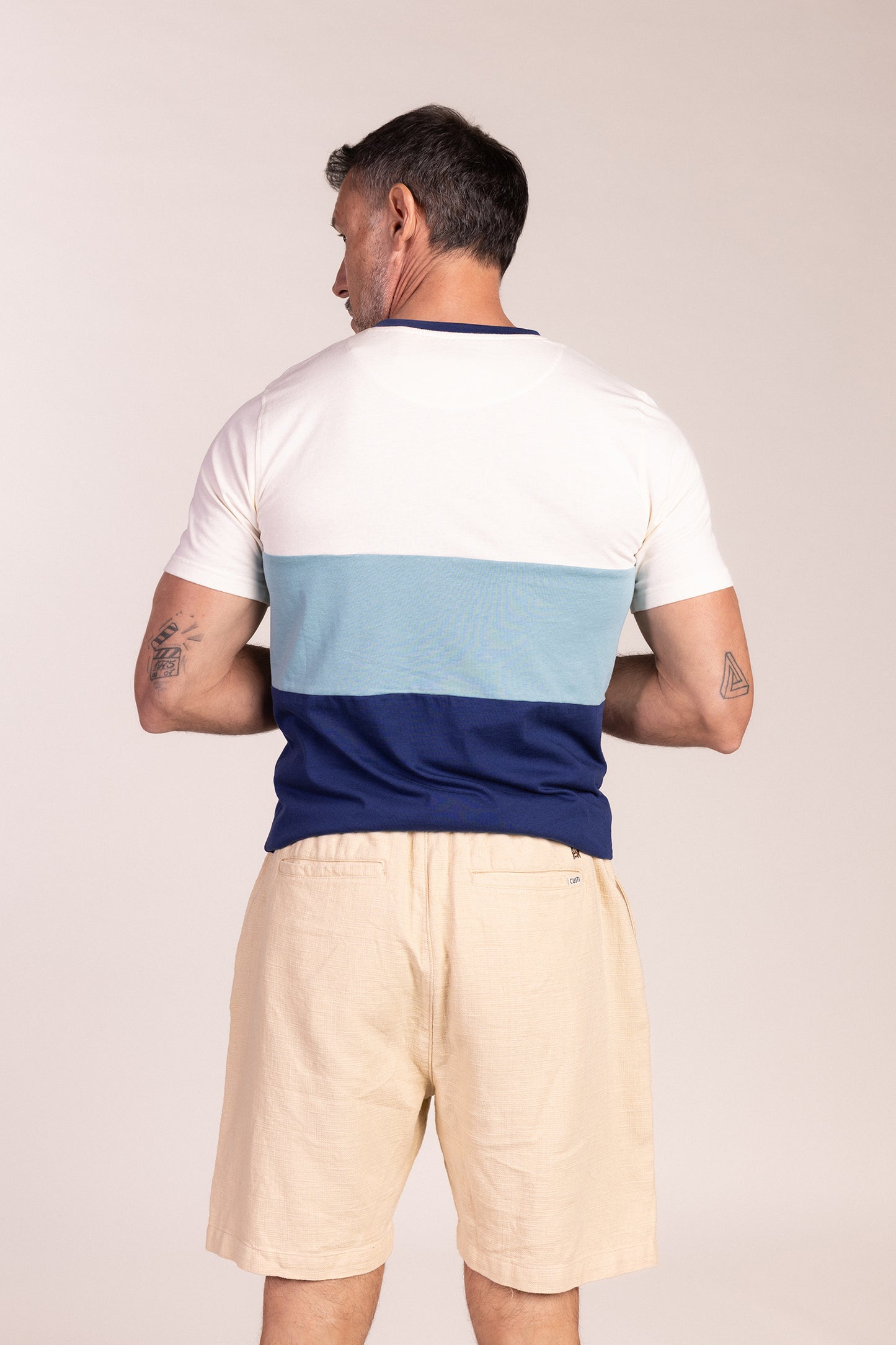 Camiseta Tricolor Turquesa | Lyon