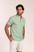 Polo Tejido Toalla Verde | Aitor