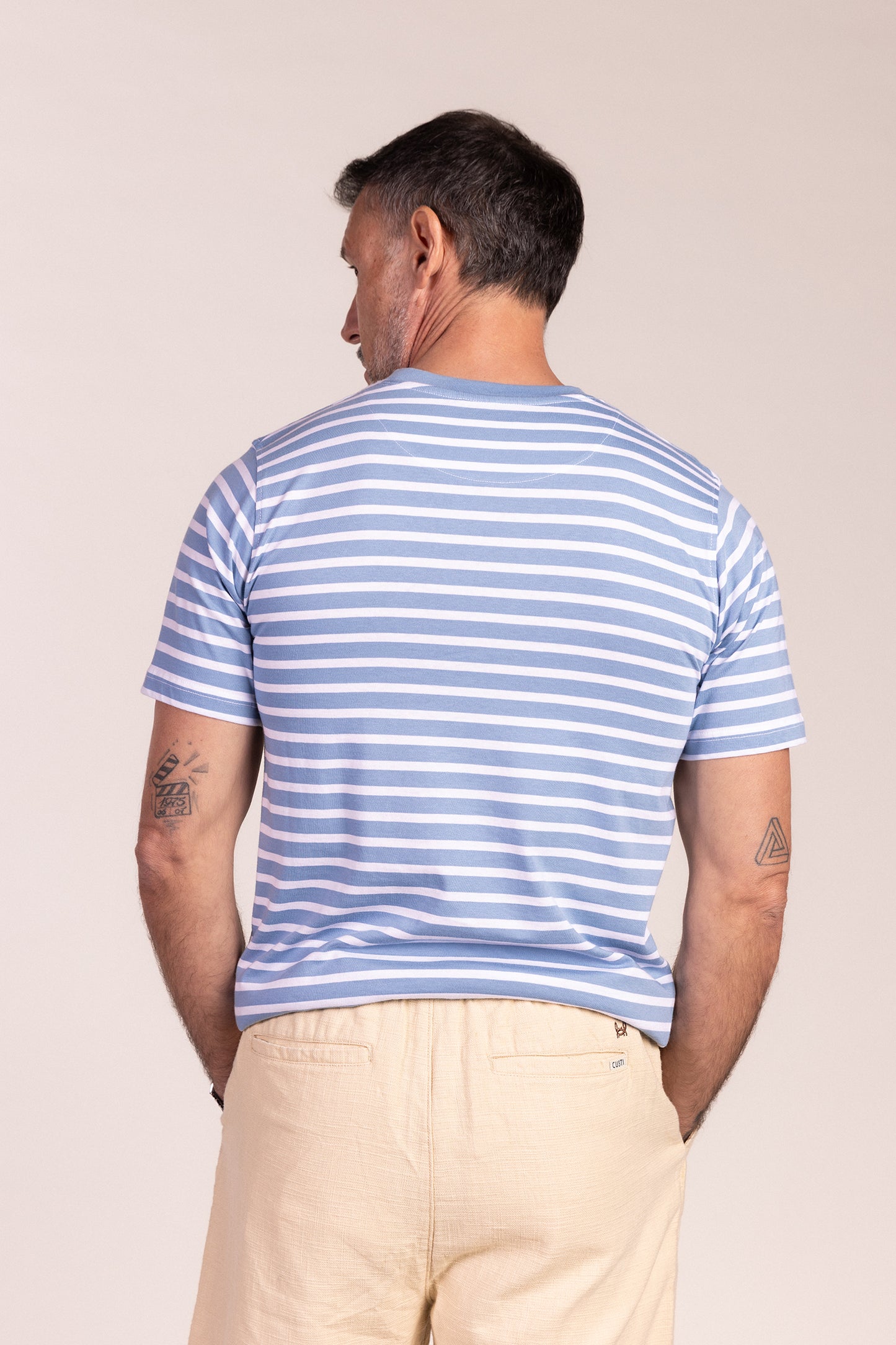 Camiseta Rayas Azul | Marsella