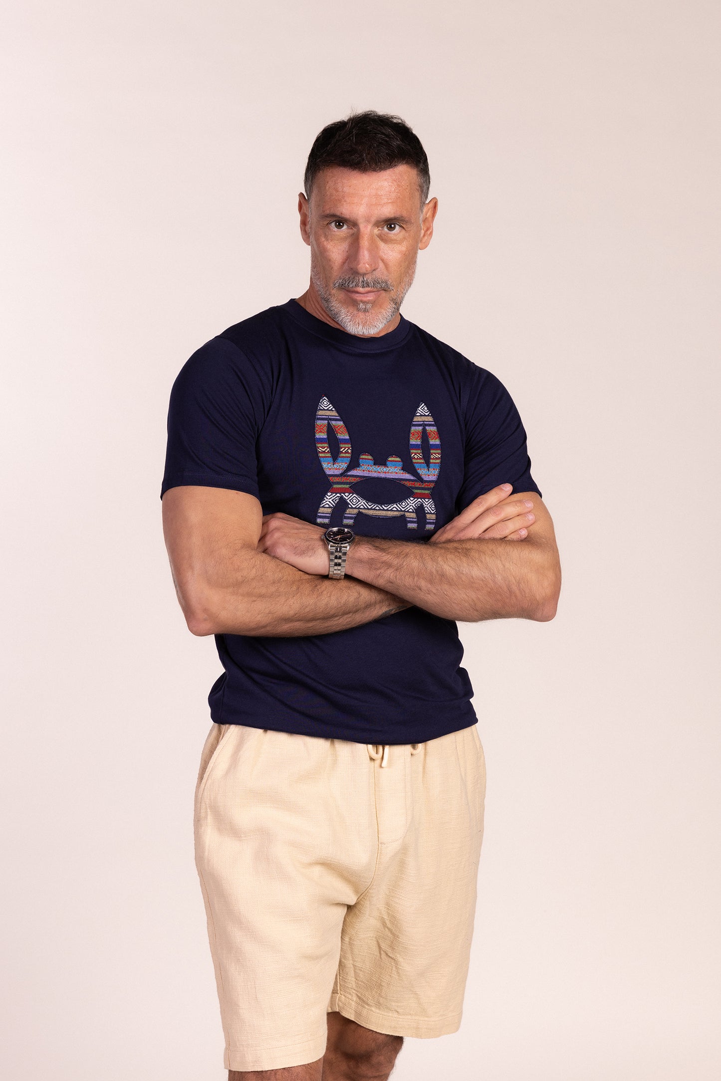 Camiseta Étnica Marino