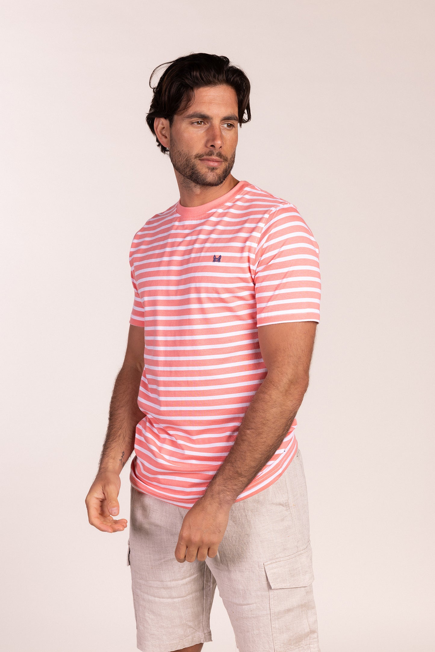 Camiseta Rayas Coral | Marsella