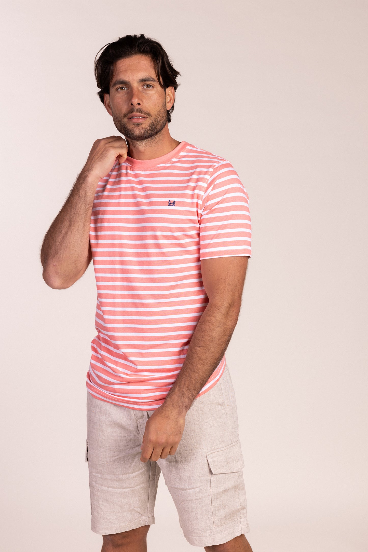 Camiseta Rayas Coral | Marsella