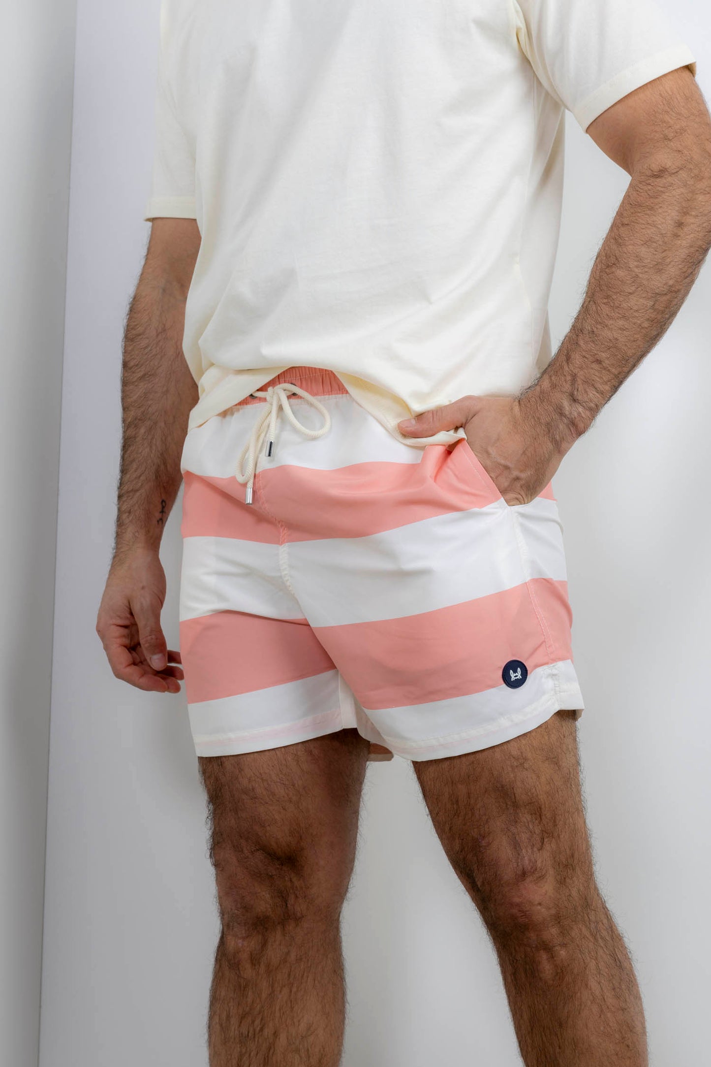 Bañador Raya Ancha Coral