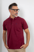 Polo Bolsillo Granate