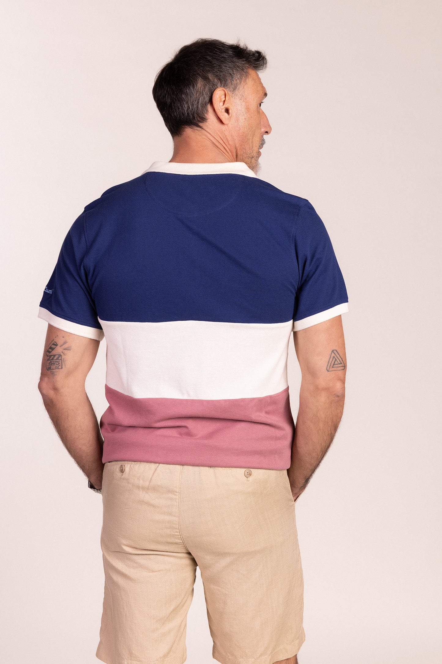 Polo Tricolor Burdeos | Lyon