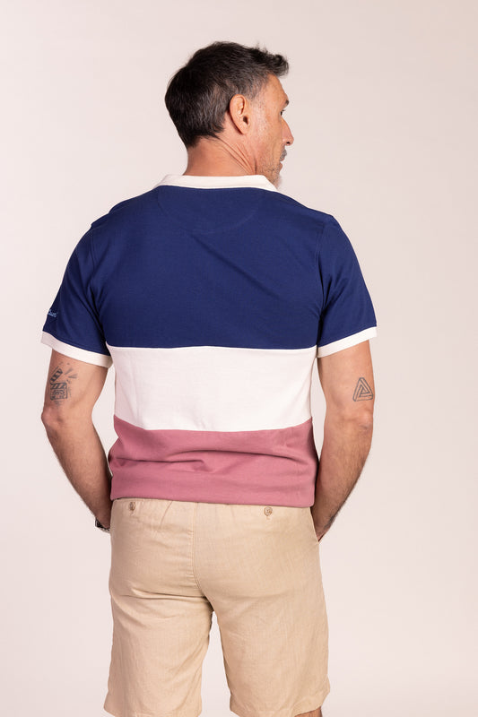 Polo Tricolor Burdeos | Lyon