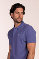 Polo Básico Manga Corta Azul Indigo