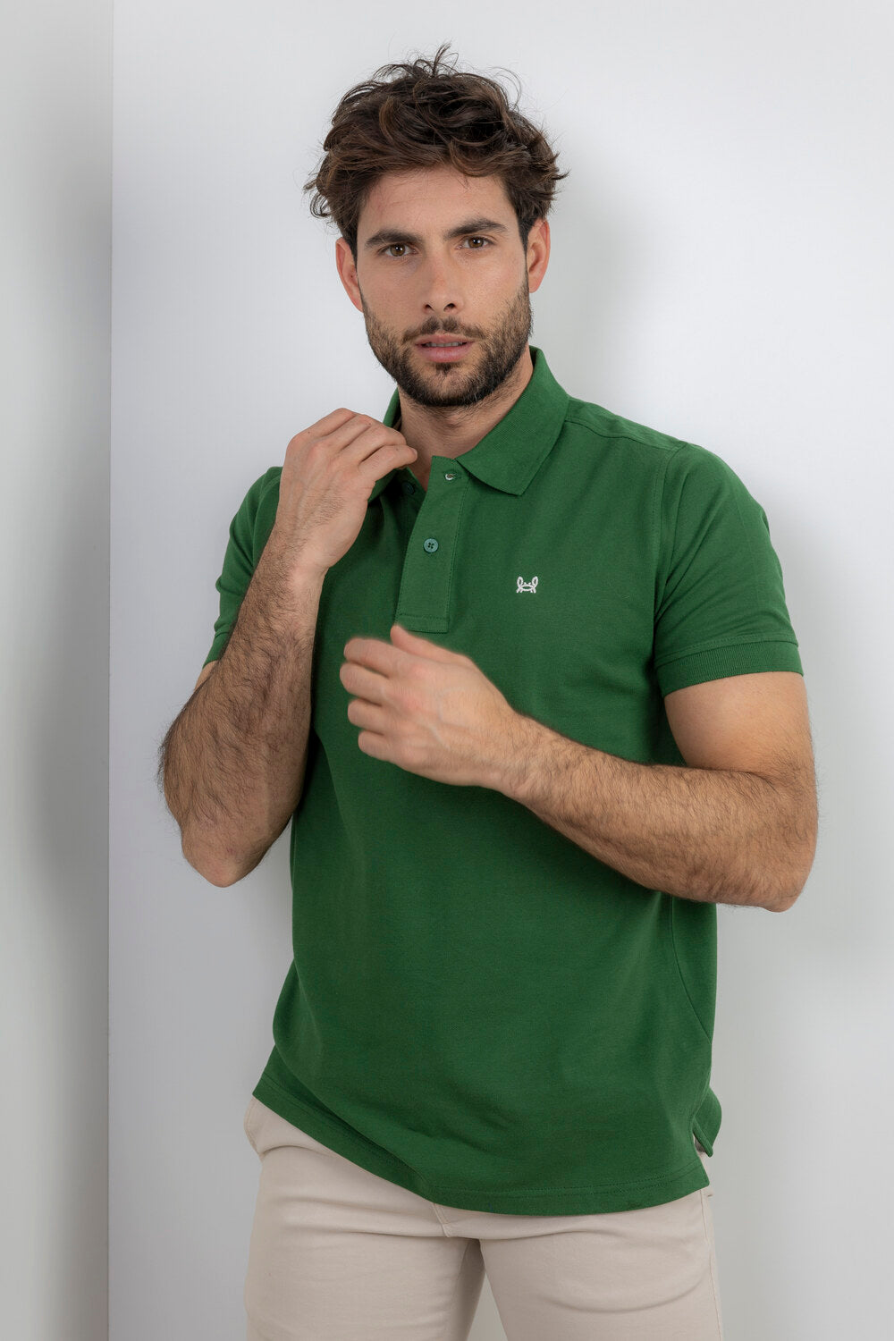 Polo Básico Verde Botella