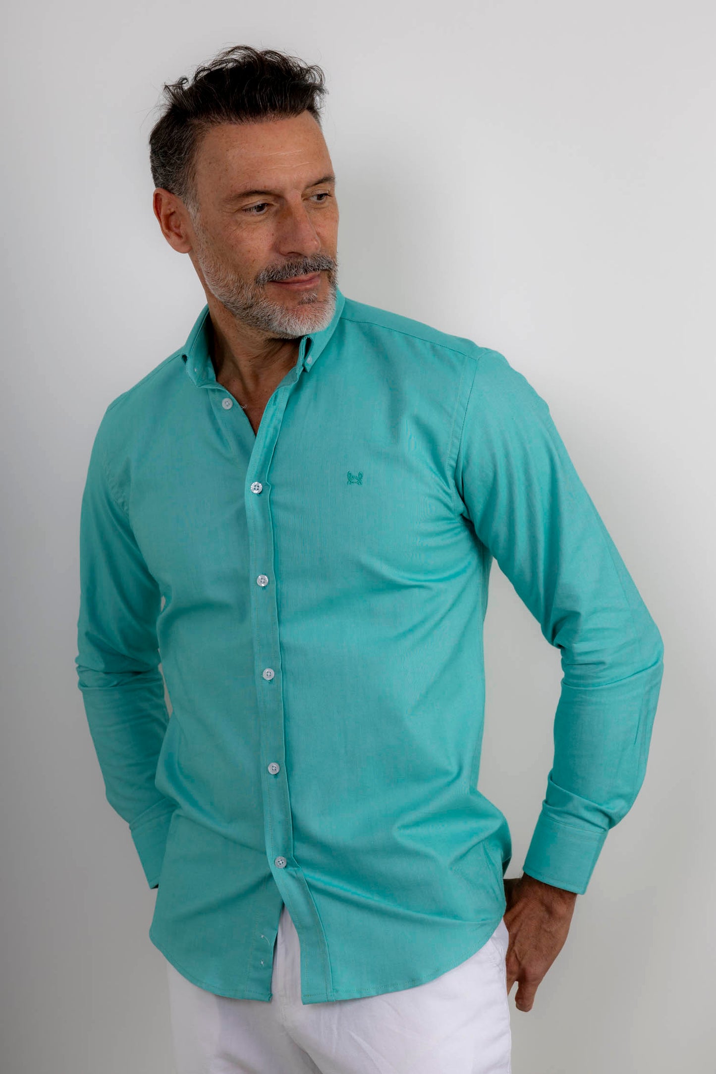 Camisa Oxford Menta | Úbeda