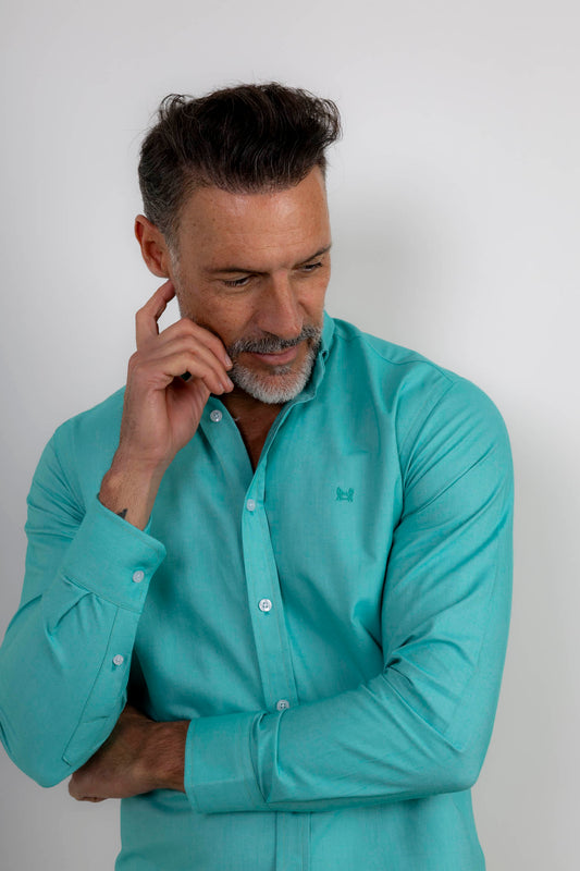 Camisa Oxford Menta | Úbeda