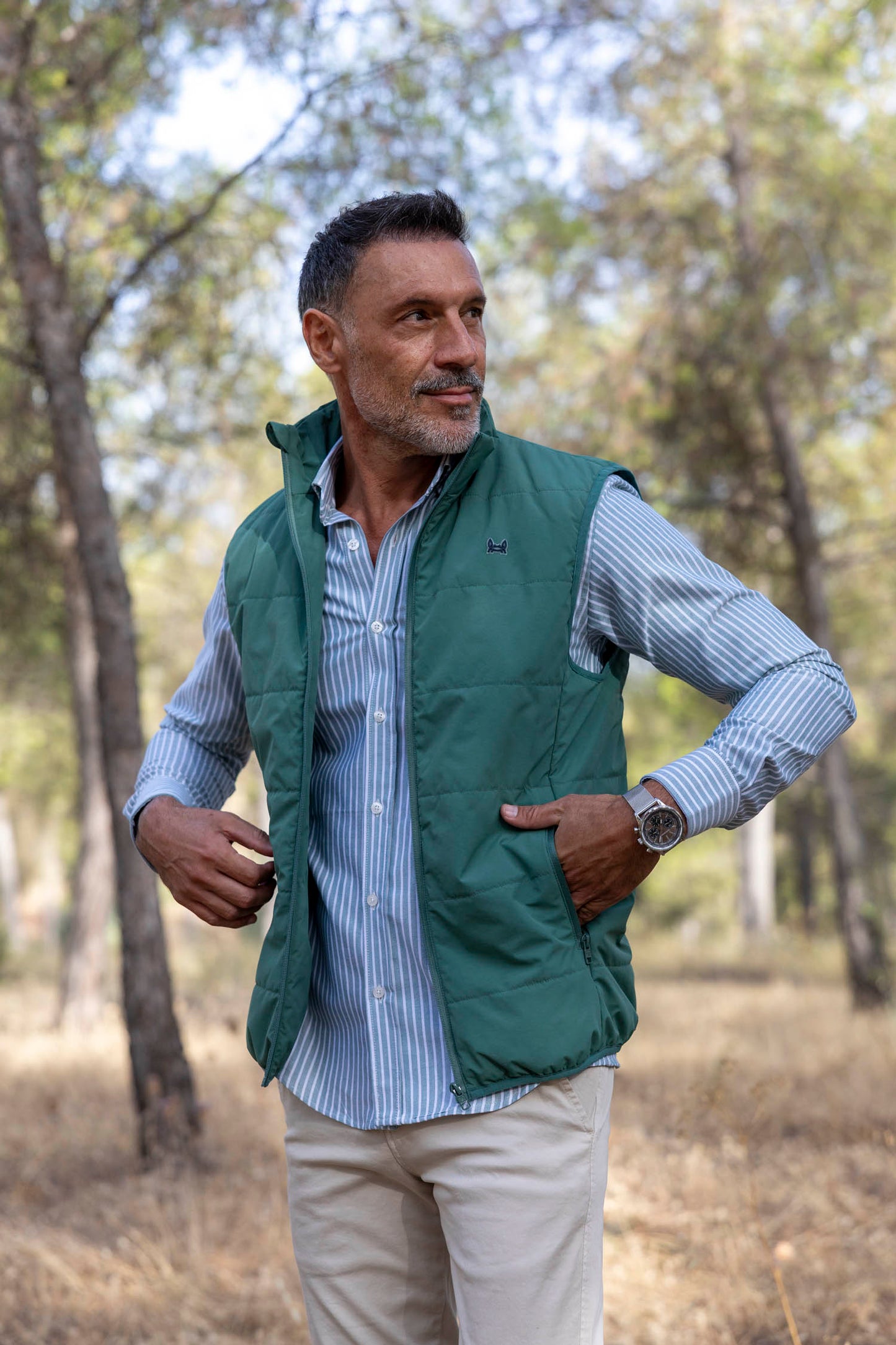 Chaleco Técnico Verde | Alpes