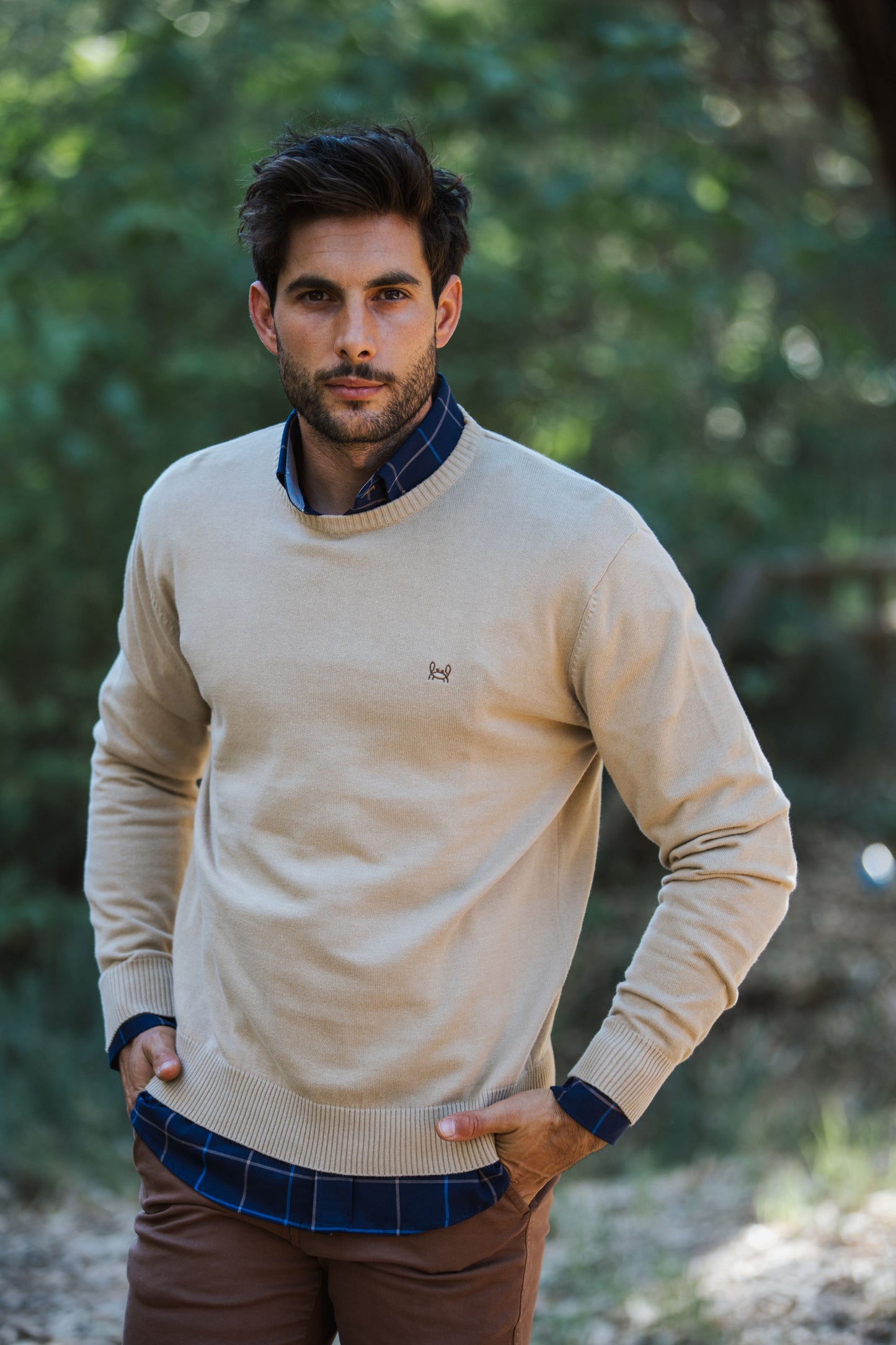 Jersey Algodón Beige