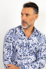 Camisa estampada slim fit | Tropical