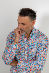 Camisa estampada slim fit | Hawái