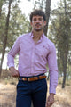 Camisa Rayas Oxford Granate | Sevilla