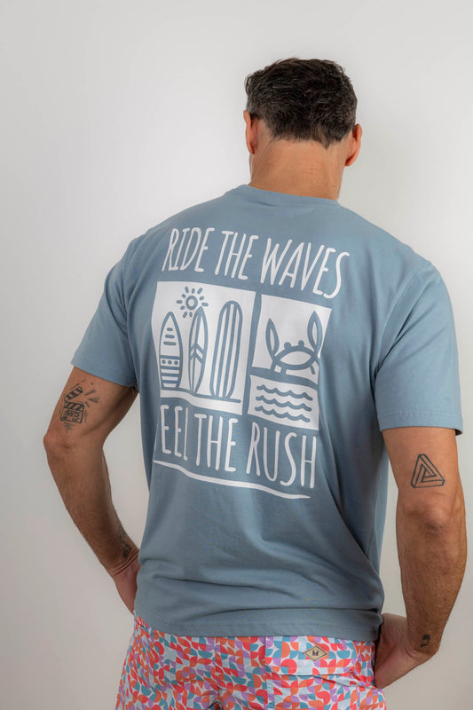 Camiseta Azul  | Waves