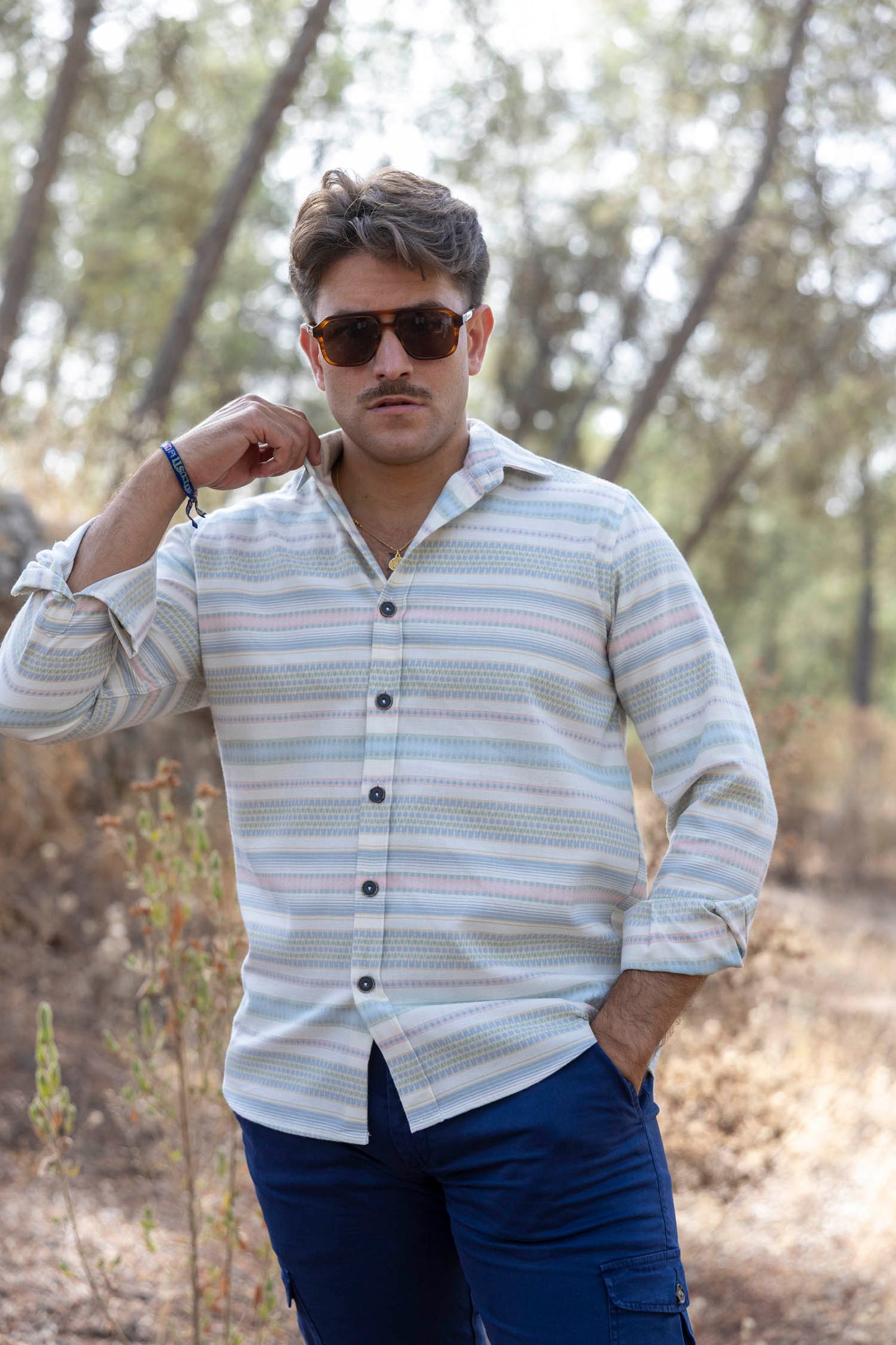 Sobrecamisa Étnica Pastel | Jaca