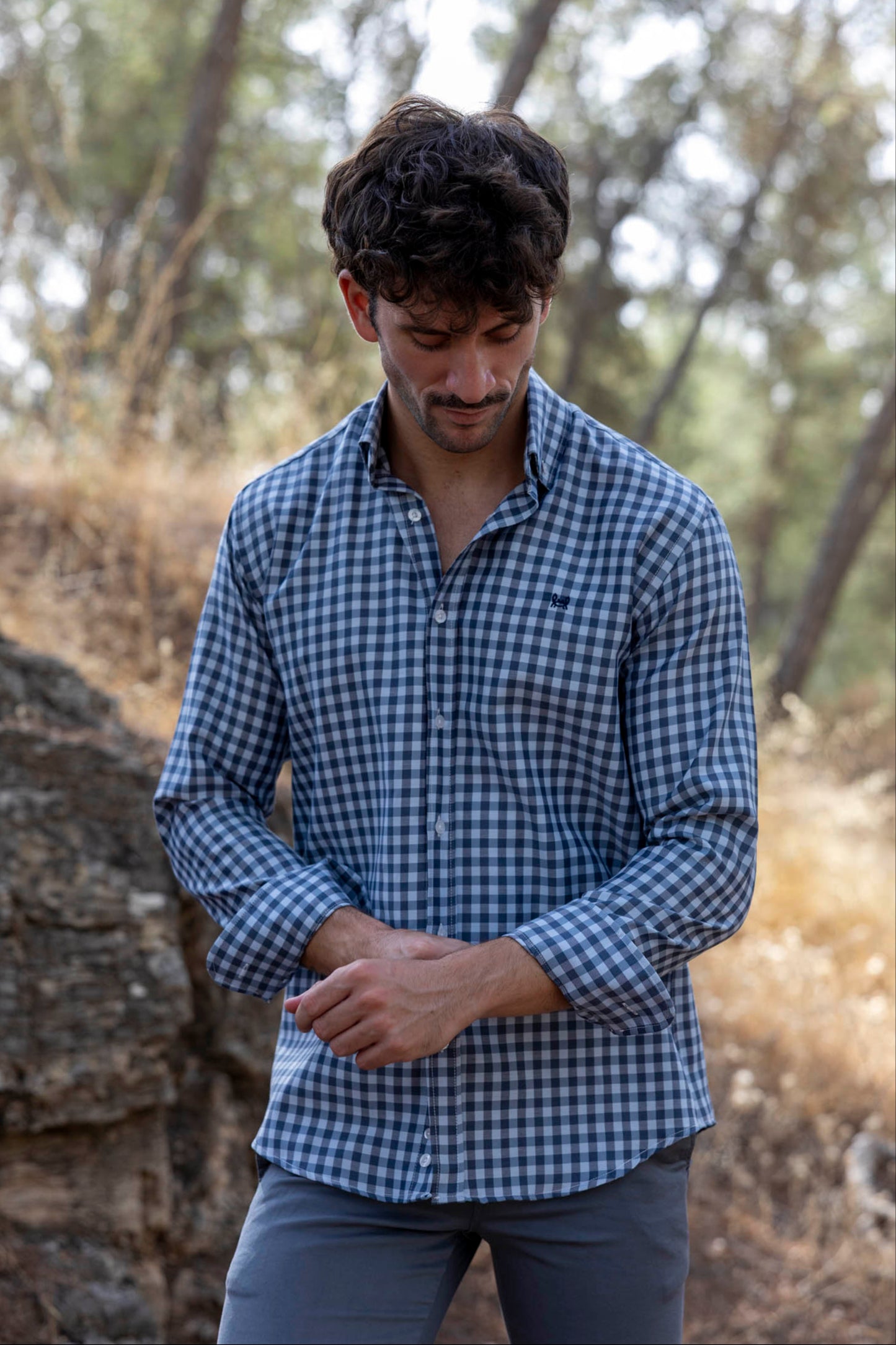Camisa Cuadro Azul | Vitoria