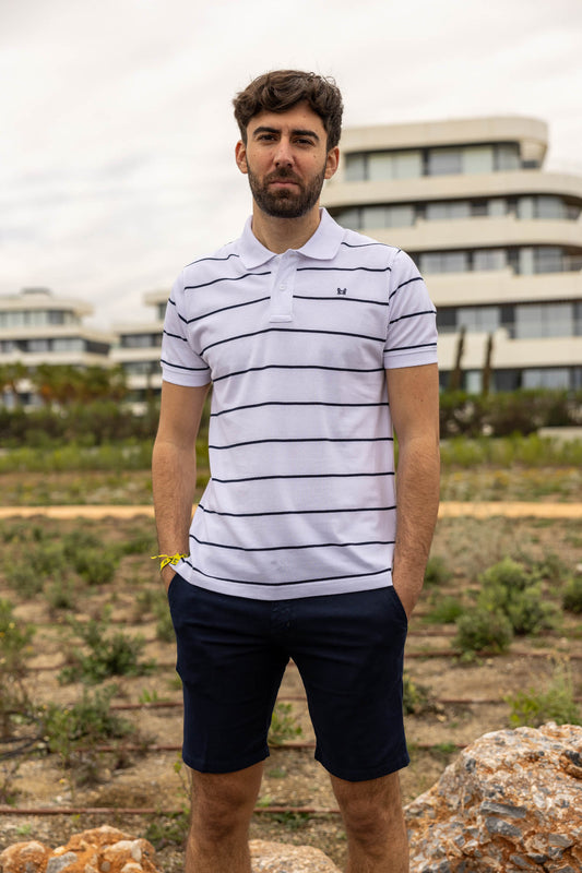 Polo Rayas Blanco | Cuba